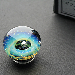 ガラスのオブジェ”宇宙”19mm【 B0466】 3枚目の画像