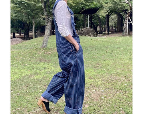 【DIOR】ストライプ オーバーオール デニム 03c6ead10e93b9b04b8d0074299a2d