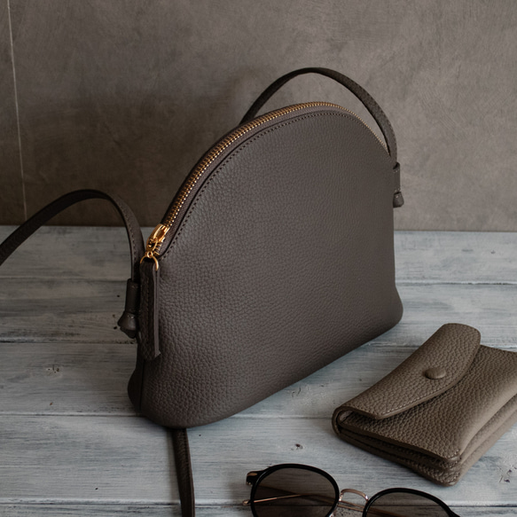 高品質真皮手拿包，簡約迷你包，小巧精緻，優雅大方，適合成人[紅色] 第4張的照片