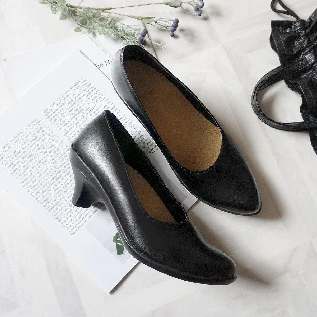 【セール】前滑りストッパー付き！ヴィーナス パンプス  (VENUS)【5日以内発送】