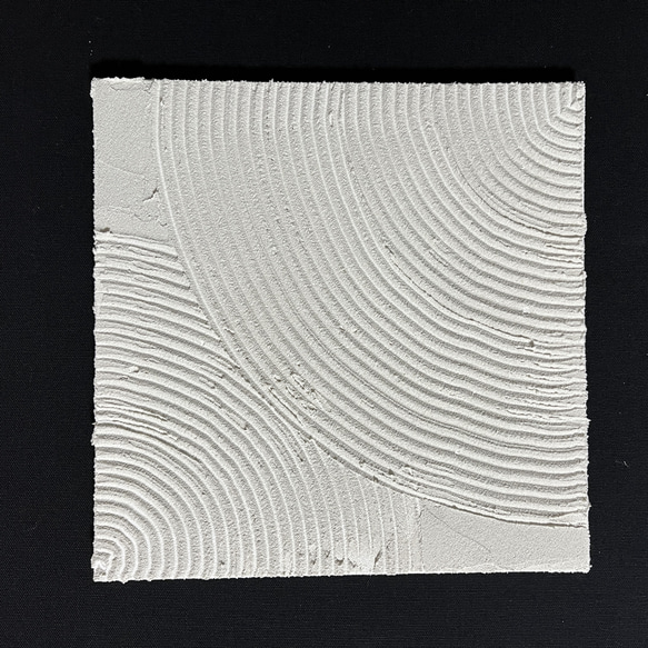 テクスチャーアート モダン 水面 枯山水 和風 漆喰壁風 シンプル 原画