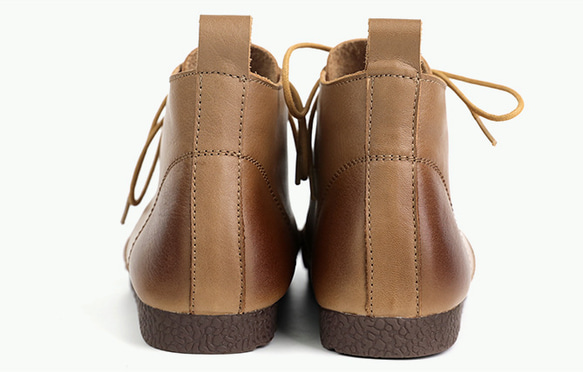 レザー 本革 靴 シューズ フットウェア カジュアル 抗菌防臭 旅行  タウンユース 新作2024 ブーツ 天然皮革 5枚目の画像