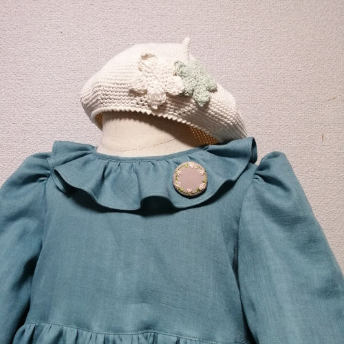 フリル襟ガーリーフレアワンピース – レディースファッション通販の夢  