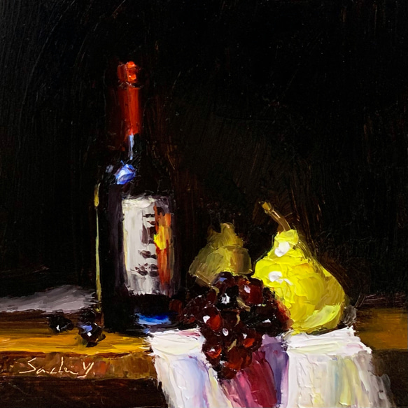 静物画 油彩画 果物とランプ Yahoo!オークション -「くだもの」(静物画) (油彩)の落札相場