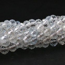 AG-Beads-160　天然石 連材 トパーズ 4㎜ 1連 約38㎝ 3枚目の画像