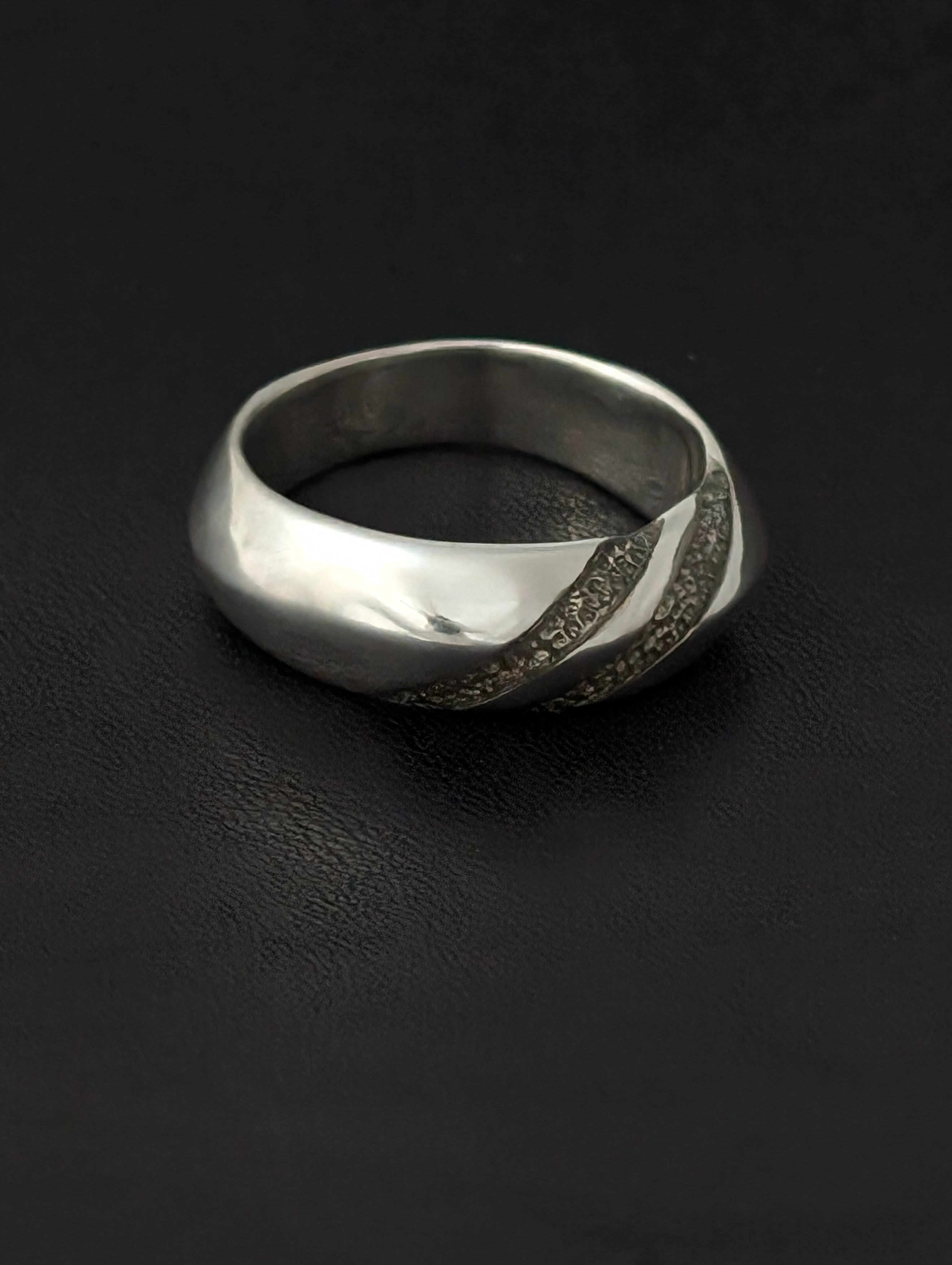 2ライン シルバーリング　９.５号