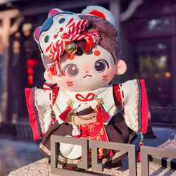 8点セット ミニ洋服 20cm 着せ替えぬいぐる服 魔女わびさび犬夜叉服  