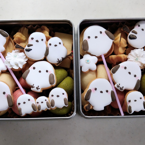 SAM★様ご依頼品　リメイク缶　文鳥　シマエナガ　アニマルカー SAM☆様ご依頼品 リメイク缶 文鳥 シマエナガ アニマルカー 楽天市場