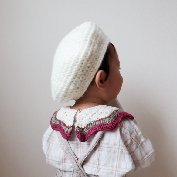 手編みのつけ襟のスタイ christmas スタイ・よだれかけ macco 通販