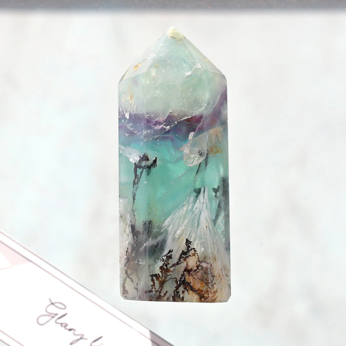 天然石　ローズクォーツ　フローライト　アメジスト魔法のステッキ⭐️1444 天然石 ローズクォーツ フローライト アメジスト魔法のステッキ