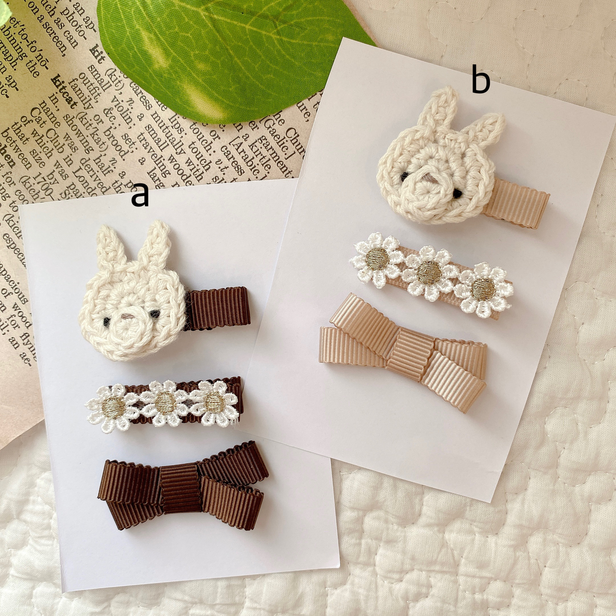 ꫛꫀꪝ【食パンモチーフ】ベビーヘアクリップ　キッズヘアクリップ ꫛꫀꪝ【食パンモチーフ】ベビーヘアクリップ キッズヘアクリップ