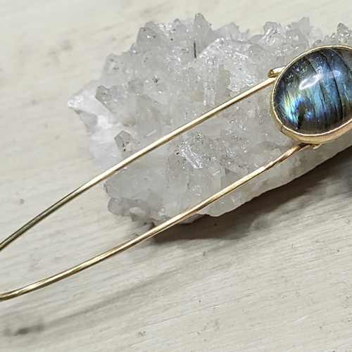 ラブラドライト＊ストールピン ブローチ Roro 通販 16781452｜Creema