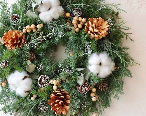 香りも楽しめる〉クリスマスリース2025 / フレッシュリース クリスマス