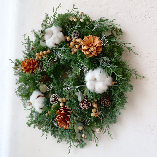 香りも楽しめる〉クリスマスリース2025 / フレッシュリース クリスマス