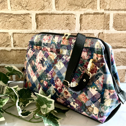 新作】選べる リバティ ポケットいっぱい ワイヤー口金のショルダー