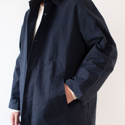 再入荷】バフクロス ミドルジャケット ブラックネイビー｜ユニセックス