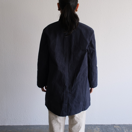 再入荷】バフクロス ミドルジャケット ブラックネイビー｜ユニセックス