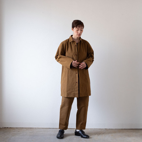 yohaku バフクロス ミドルジャケット 再入荷】バフクロス ミドルジャケット ブラックネイビー｜ユニセックス