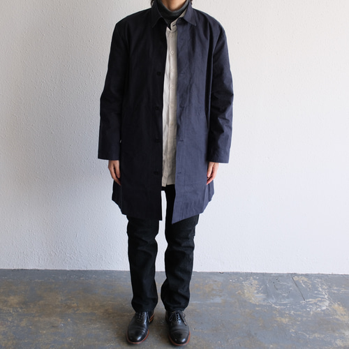 再入荷】バフクロス ミドルジャケット ブラックネイビー｜ユニセックス