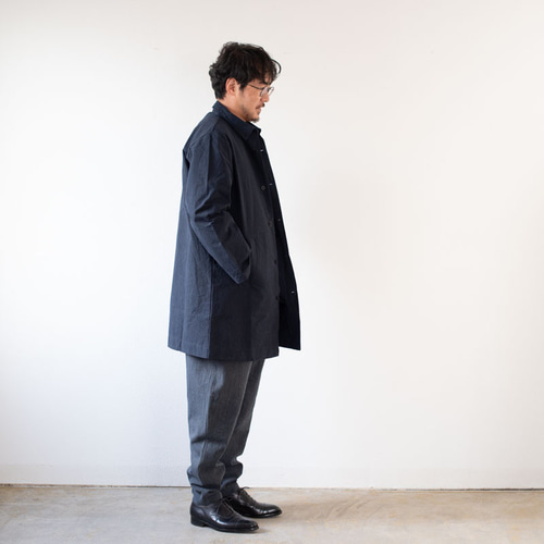 再入荷】バフクロス ミドルジャケット ブラックネイビー｜ユニセックス