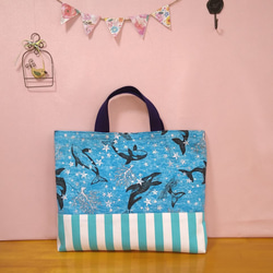 ゆめかわ　星柄　ストライプ　オーダーページ　レッスンバック ゆめかわ 星柄 ストライプ オーダーページ レッスンバック