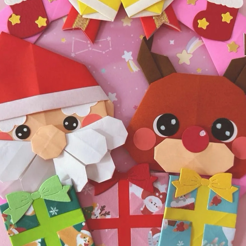 クリスマス置物 ステンレス製サンタ  アルミ製トナカイ 欧州ハンドメイド作品 クリスマス置物 ステンレス製サンタ アルミ製トナカイ 欧州