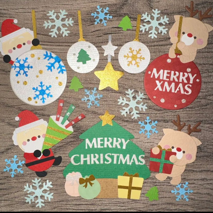 クラフトパンチ ペーパークラフト クリスマス サンタ トナカイ クラフトパンチ ペーパークラフト クリスマス サンタ トナカイ