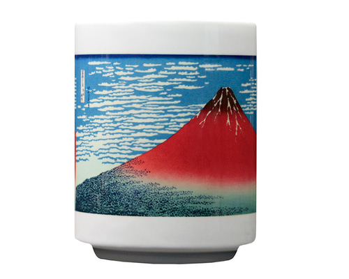 葛飾北斎、富嶽三十六景『 凱風快晴（がいふうかいせい：赤富士）』の