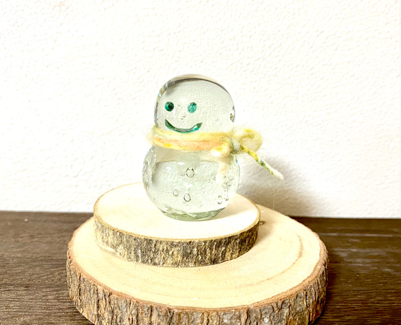ガラスのミニミニ雪だるま 8枚目の画像