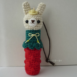 お地蔵様のあみぐるみ☆携帯ヒモタイプ 御守り付き キーホルダー