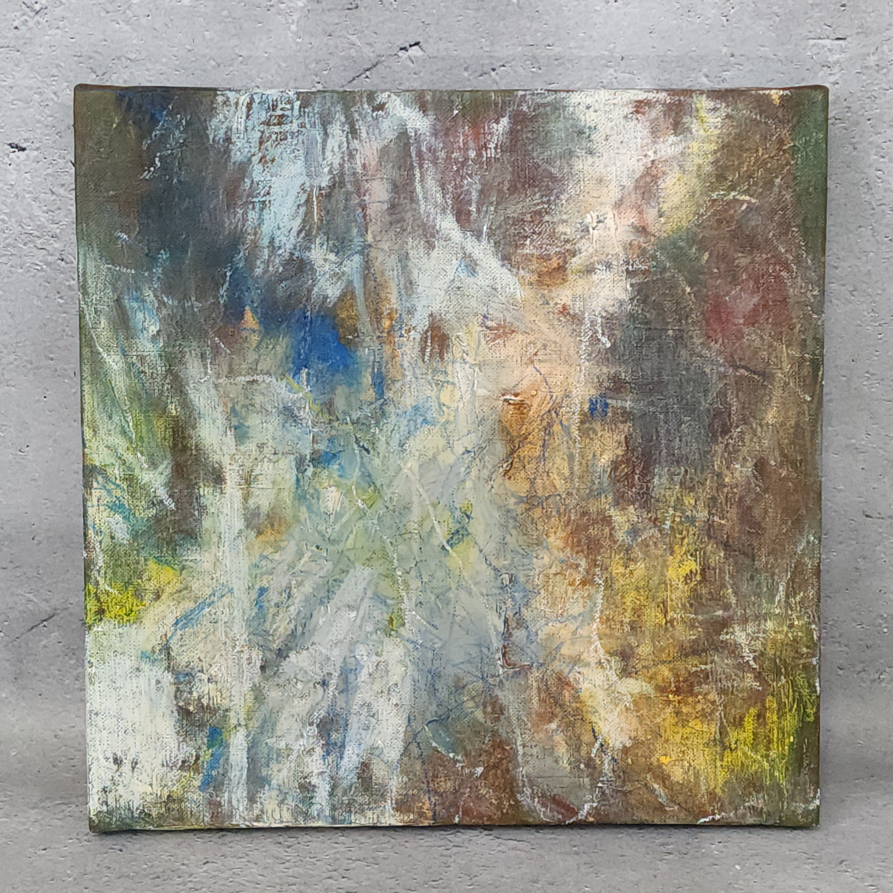 いいスタイル 街　アクリルオイルパステル画　サイズWF0 アート 絵画