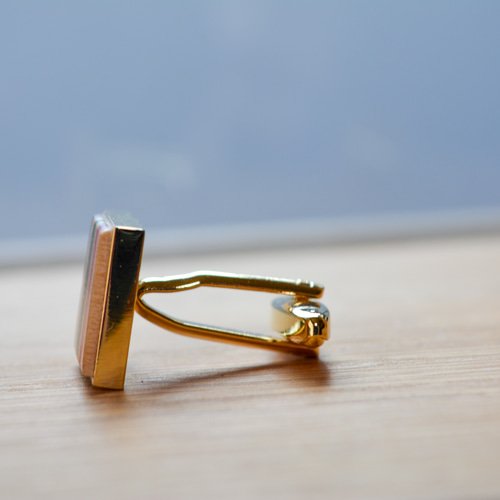 カフスボタン アクセサリー スケートボード 再利用 SDGs