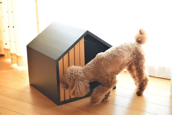 【受注生産】室内用ドッグハウス 3枚目の画像