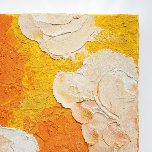 テクスチャーアート ビタミンカラー モチーフ 原画 インテリアパネル