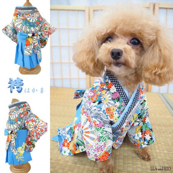 袴 和服 パピー 小型犬 犬 猫 ペット 服 着物 和柄P729 730 731 ♡新作♡ 着物 和服 和装 和柄 極小犬 超小型犬 パピー 小型犬