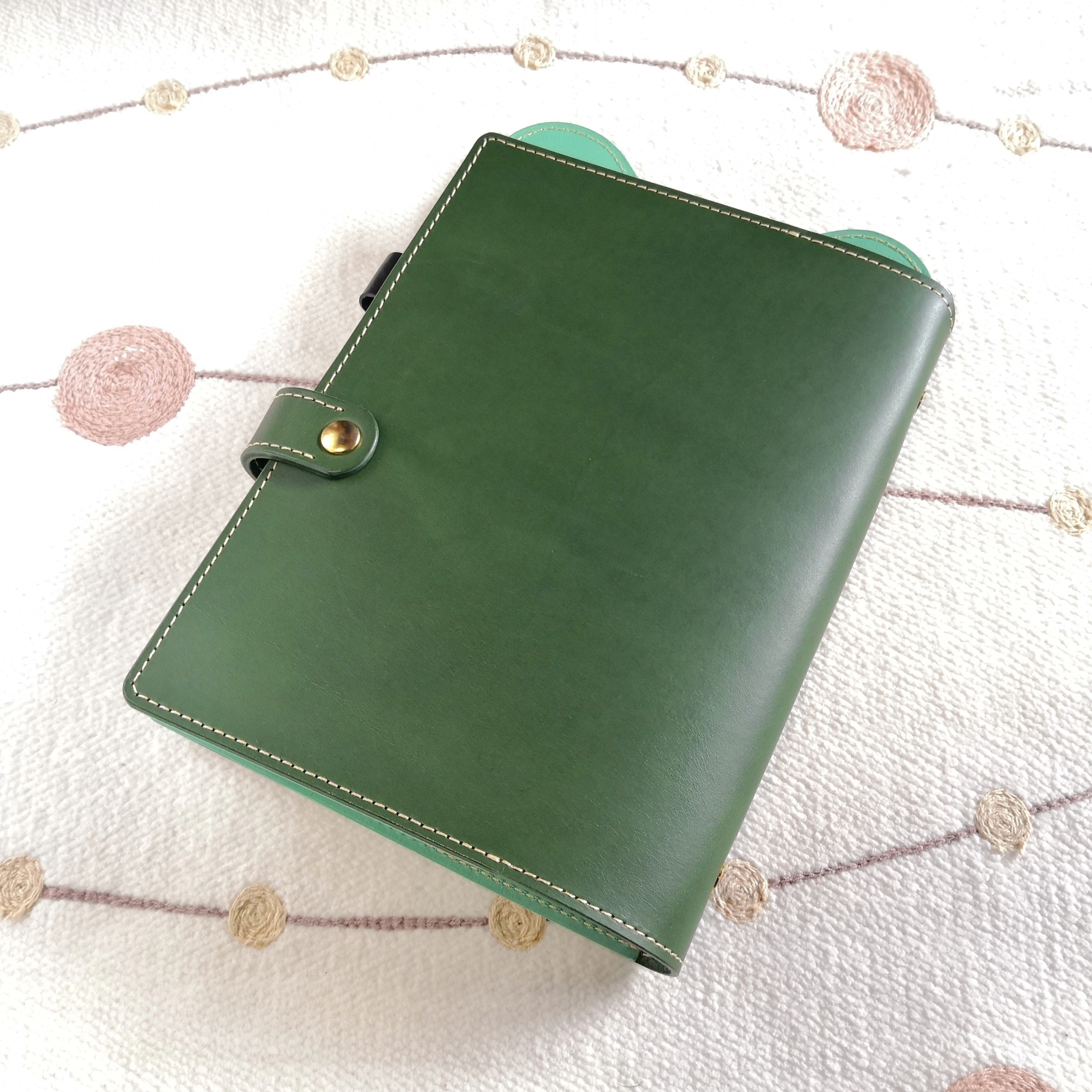 半目カエルのシステム手帳＊ダイアリー＊６穴 バインダー (ミニ or バイブル or A5サイズ)