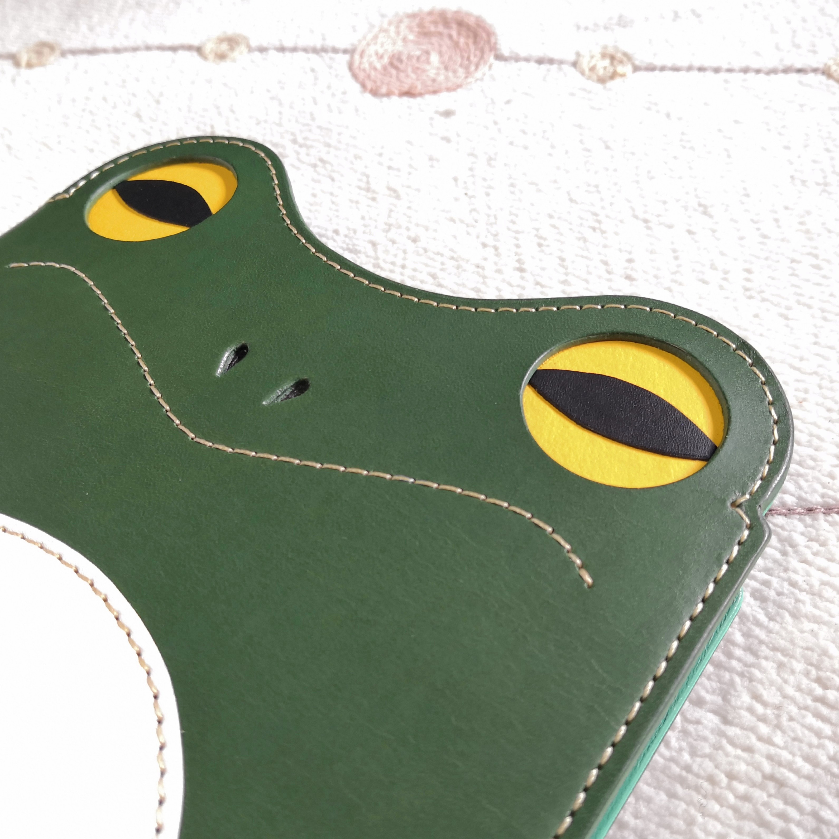 半目カエルのシステム手帳＊ダイアリー＊６穴 バインダー (ミニ or バイブル or A5サイズ)