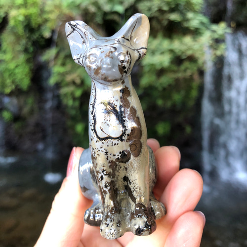 ピンクアメジスト 原石 ねこちゃん