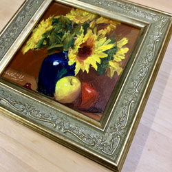 油彩画　Sunflowers Delight 8枚目の画像