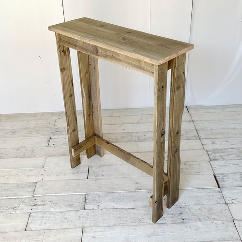 リサイクルウッド☆薄型 コンソールテーブル RW0233 サイドテーブル