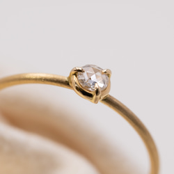 Rose cut Diamond Ring 11枚目の画像