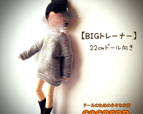 匿名配送★22cmドール服オーダー【3点】 1172※momokoDOLL※デニムのオーバーオール※1/6ドール服 その他