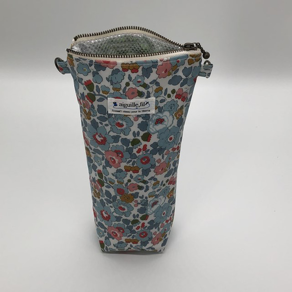 リバティ　ぺットボトルケース　保温保冷ボトルカバー　ペットボトルホルダー 2枚目の画像