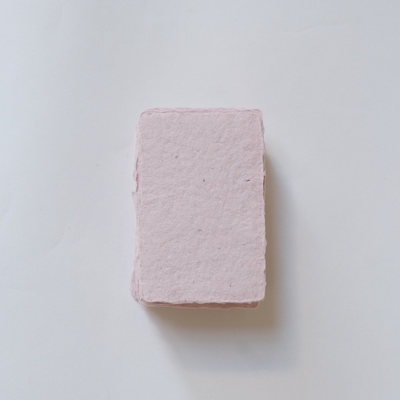 【限定】Light Pink リサイクル　ハンドメイドペーパー 1枚目の画像