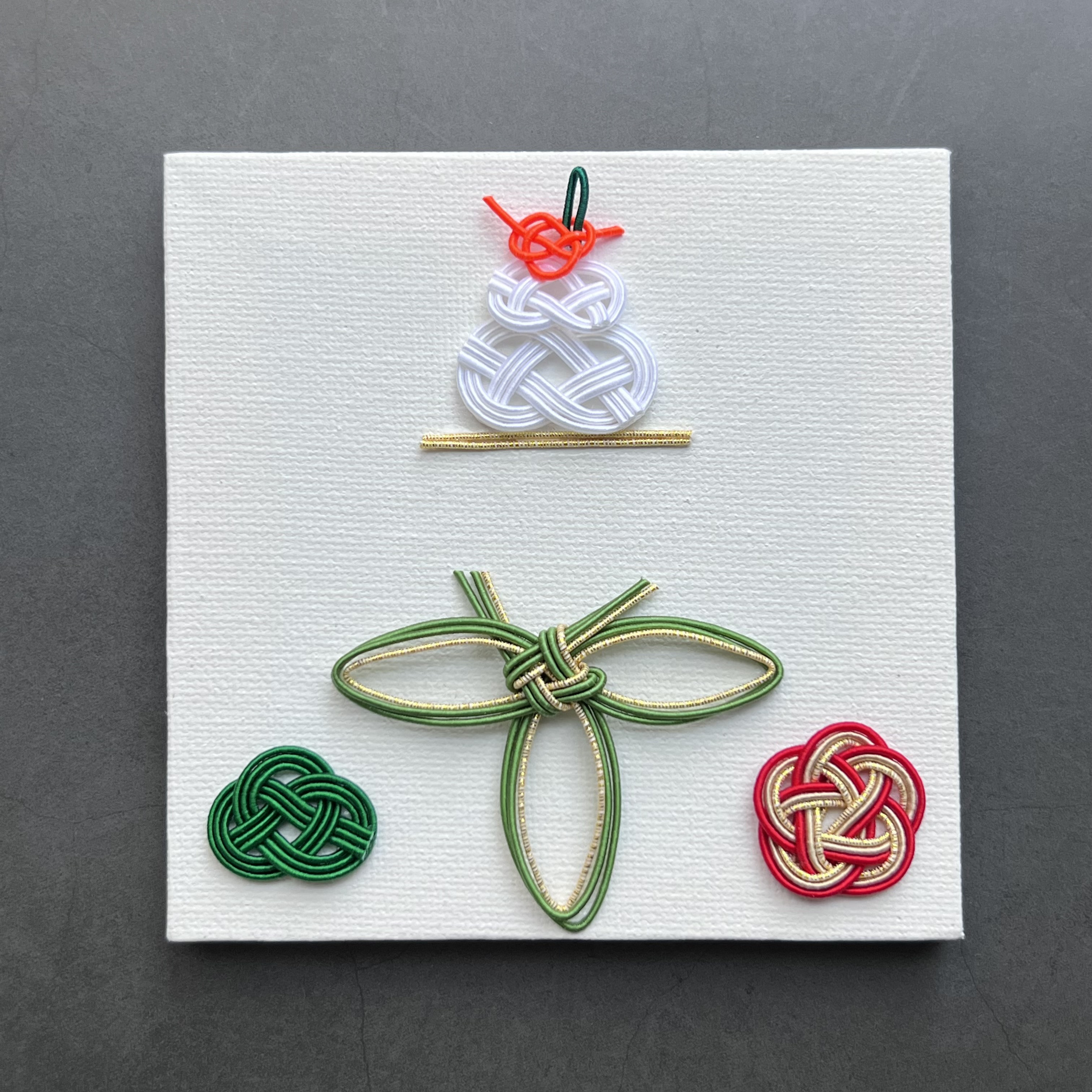 （b-501）水引　お正月アートフレーム