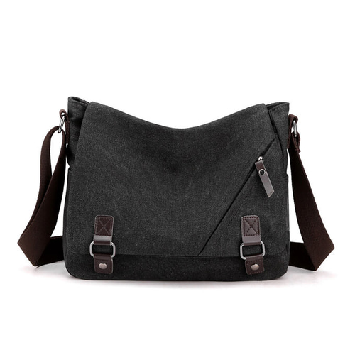 一澤帆布　メンズ　ショルダーバッグ　ブラック　ターンロック　キャンバス　0213 一澤帆布 メンズ ショルダーバッグ ブラック ターンロック