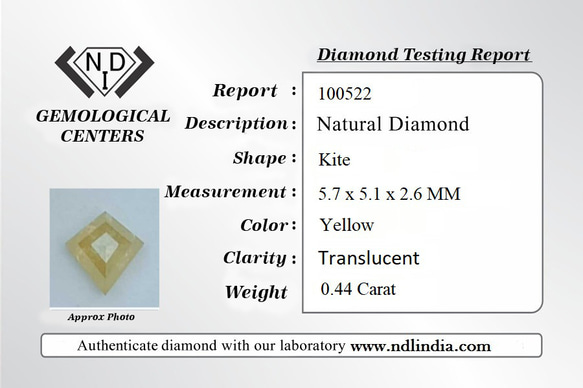 K14YG＆シルバーコンビ  カイトカット 天然ダイヤモンド リング 8枚目の画像