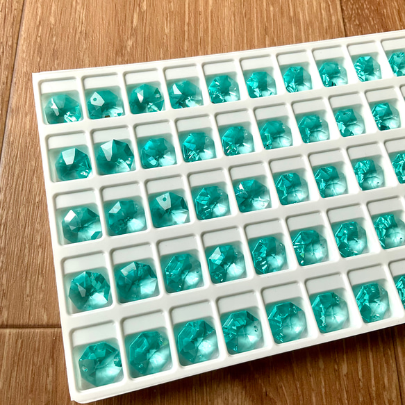 スワロフスキーストラスオクタゴン #8116 14mm クリスタル色 500個 10