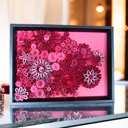 アロマストーン＊ペーパークイリング《薔薇レッド・フレーム》 6293ff98e734503381537eb2392158