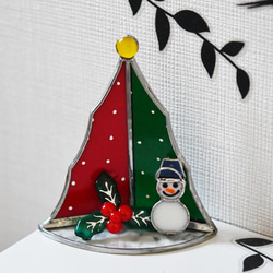クリスマスツリーと雪だるま クリスマスツリーと雪だるま」を作ってみた｜ゆきやま